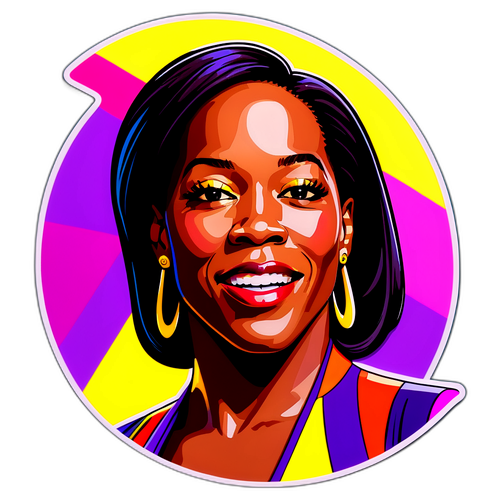 Regina King's Portrait Sticker