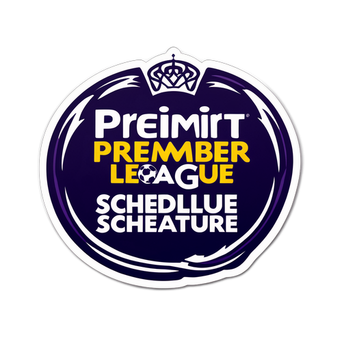 สติ๊กเกอร์โลโก้พรีเมียร์ลีกกับข้อความ 'อย่าพลาดตารางพรีเมียร์ลีก'