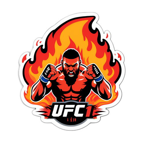 Autocollant inspirant UFC 319