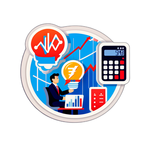 日経ビジネスニュースをテーマにしたイラスト