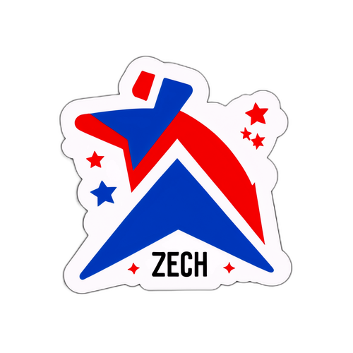 Nálepka k oslavě úspěchů českých sportovců