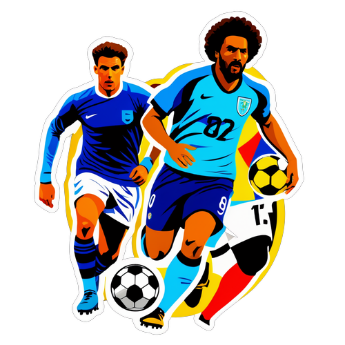 Unleash Your Passion: The Ultimate Football Sticker Celebrating Legendary Players and Unforgettable Moments!