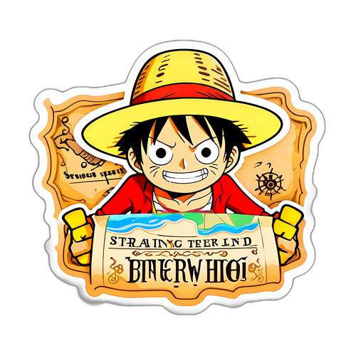 Adesivo di One Piece: Spirito Avventuroso