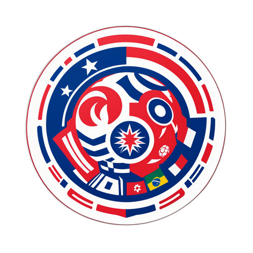 Adesivo vibrante con loghi di Bahia e Internacional