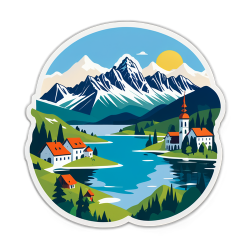 Leikkisä kuva Slovenian luonnon ihmeistä