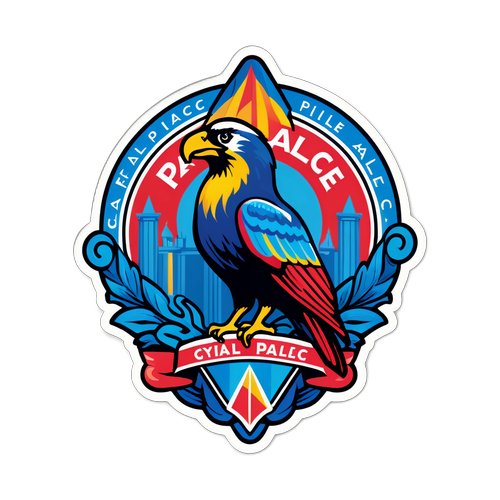Κλασικό Logo του Crystal Palace σε Καλλιτεχνικό Στυλ