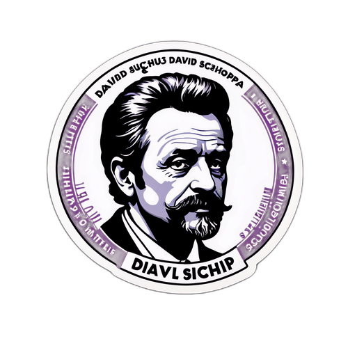 Portrét Davida Suchařípy se slavným citátem