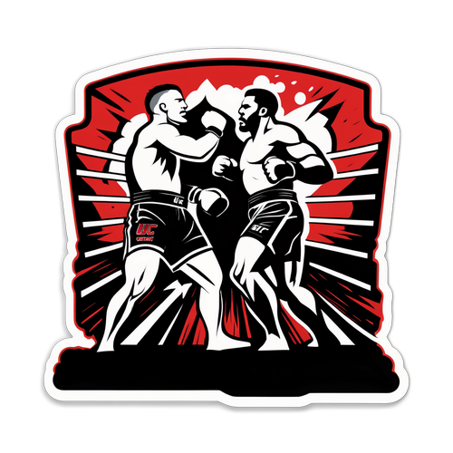 Sticker ya Mpiganaji wa UFC