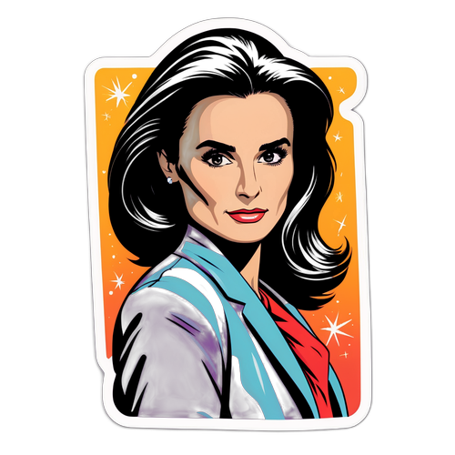 Retro Demi Moore w stylu lat 90.