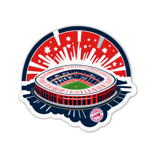 Sticker ya Uwanja wa Bayern Munich