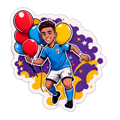 Autocollant créatif de Noa Lang