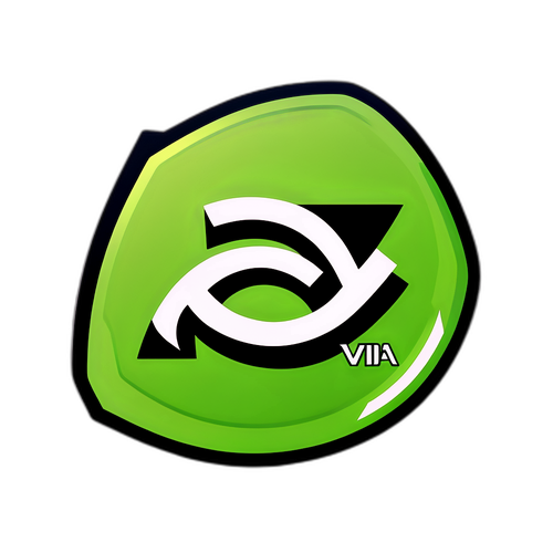 展示Nvidia股價表現的貼紙