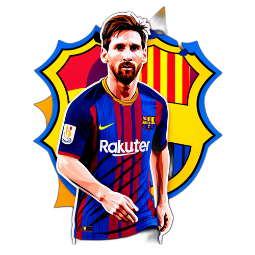 Messi en la camiseta del FC Barcelona