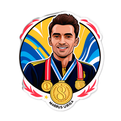 Autocolant Marius Urzică în Acțiune