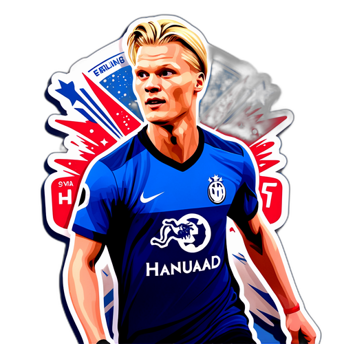 Erling Haaland fanipaita - 'Tuleva tähti jalkapallossa!'