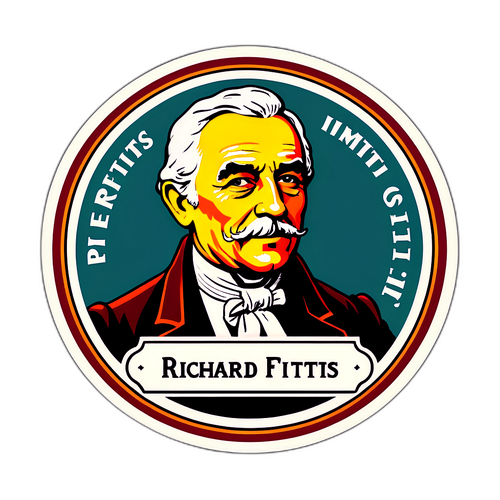 Vintage Richard Fitts Quote Sticker