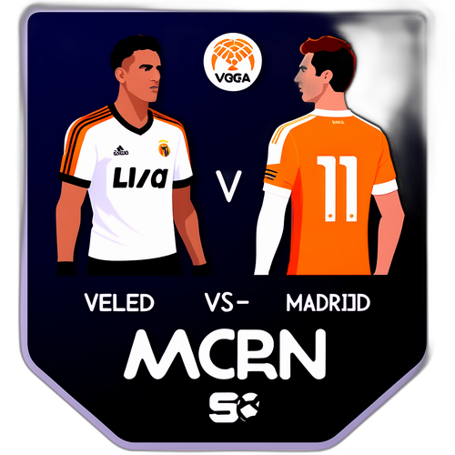 瓦倫西亞對馬德里比賽貼紙