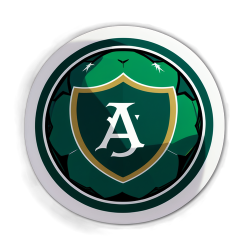 Sporting Lissabon ja Arsenal -logo tarra