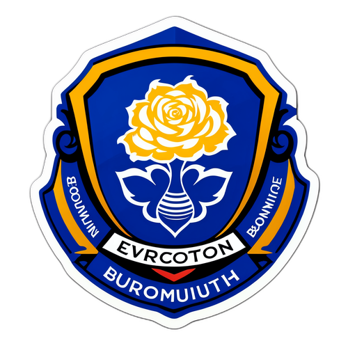 Everton és Bournemouth csapatlogó matricája