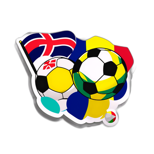 Sticker ya Michezo ya Colombia vs Australia