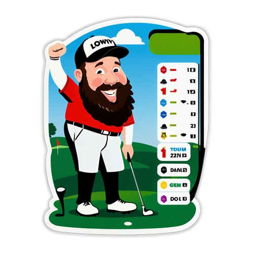 Shane Lowry Takes the Lead! Discover the Joyful Animated Sticker Everyone's Talking About!