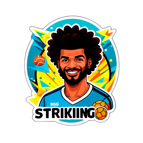 Vibrant Sticker Fejrende Philip Billing