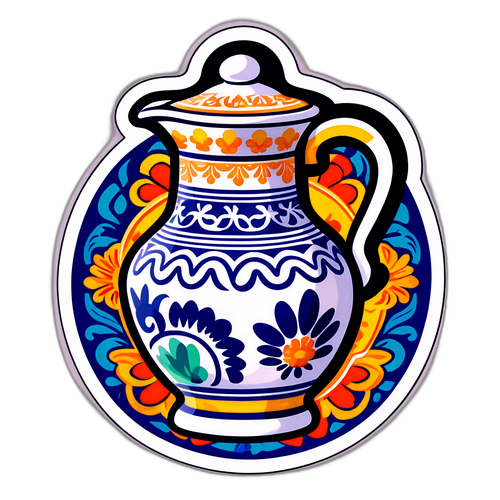 Ностальгічна наліпка з художньою спадщиною Талавери