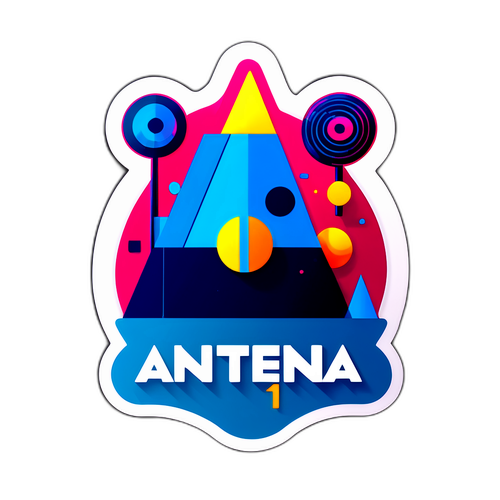 Sticker elegant pentru Antena 1