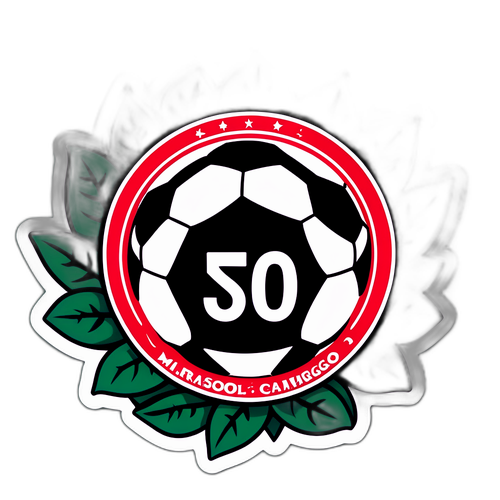 Stiker Retro Bola Sepak Mirassol vs Flamengo