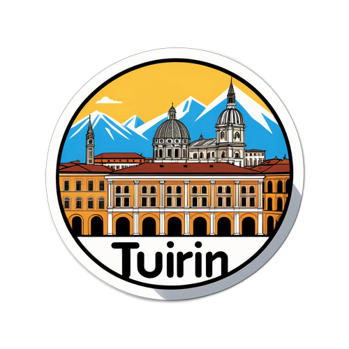 Autocolant cu panorama orașului Tuirin