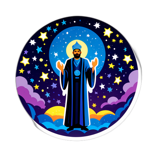 Нічний Умань з сяючими зірками