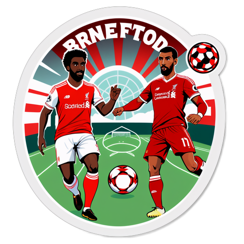 Un design accrocheur pour le match Brentford contre Liverpool