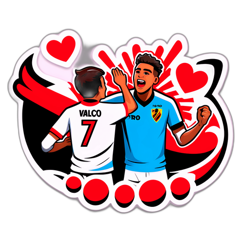 Ілюстрація моменту з матчу між Райо Вальєкано та Валенсією