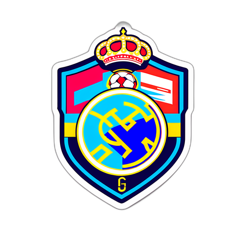Sticker cu design grafic sportiv pentru Levante - Real Madrid