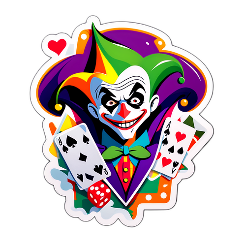 Αυτοκόλλητο με Θέμα Τζόκερ