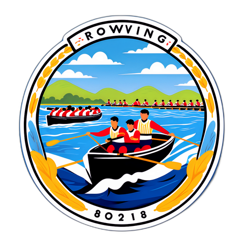 Pôster Gráfico do Jogo de Remo