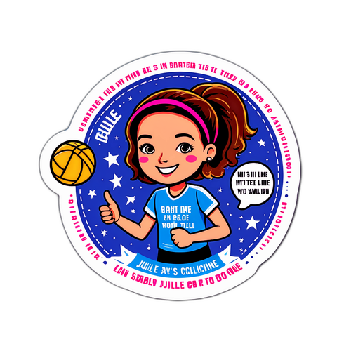 Legesym Sticker med Julie Scaglione