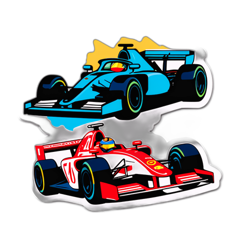 สติ๊กเกอร์ F1 รถแข่งคลาสสิคและสมัยใหม่