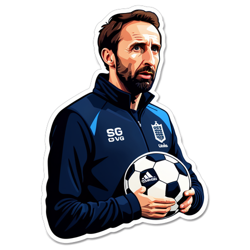 Gareth Southgate's Inclusieve Coachstijl: Ontdek de Inspirerende Sticker die Voetballers Verbindt!