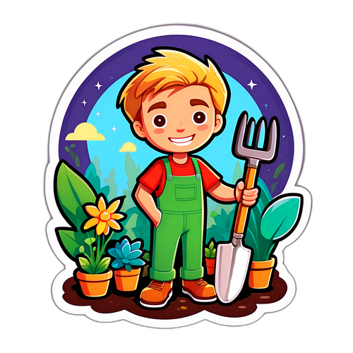 Sticker di Ken Kern Giardiniere