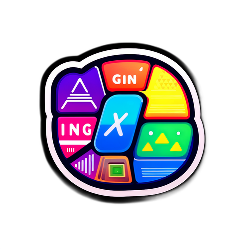 Speelwoord Spel Sticker