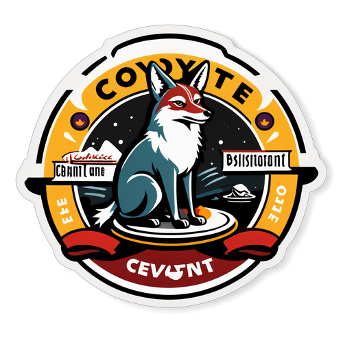 Stylizovaný design restaurace Coyote v Mostě