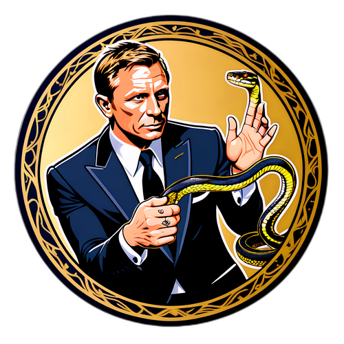 Daniel Craigin käsi käärmeineen kultahuoneeseen