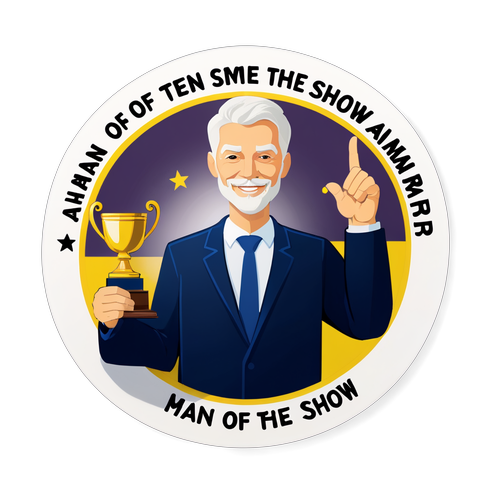 Robert ten Brink: De Man van de Show Onthuld met Deze Adembenemende Sticker!