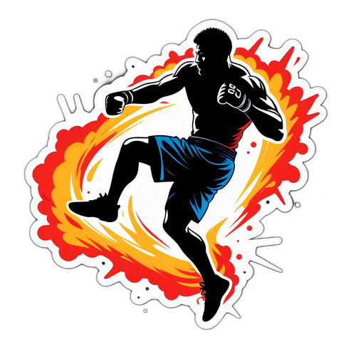 UFC bojovník s energií výbuchu