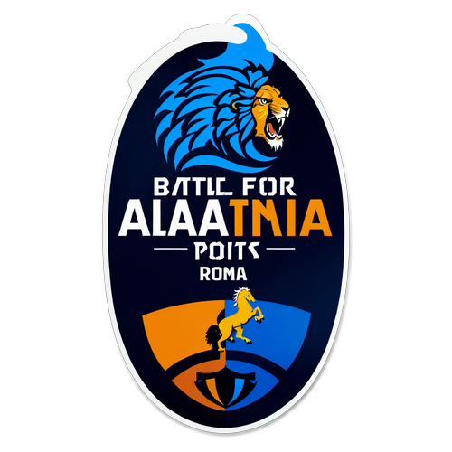 Sticker voor de wedstrijd Roma – Atalanta