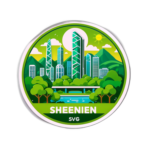 Nowoczesny krajobraz Shenzhen