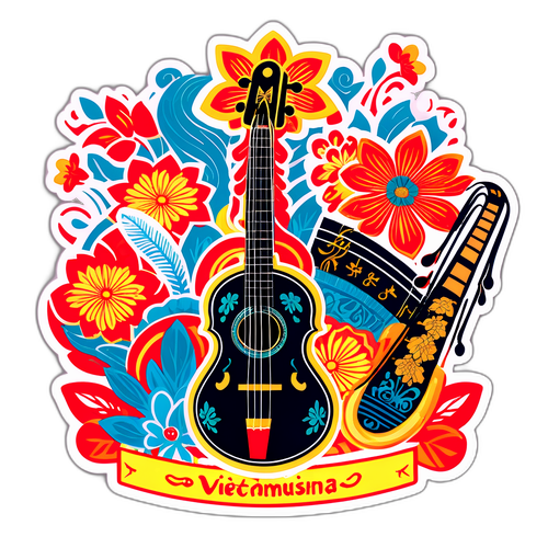 Sticker Vinh Danh Văn Hóa Âm Nhạc Việt Nam