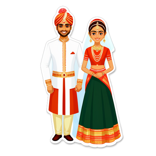 Unveiling the Royal Celebration: The Ambani Wedding Sticker You Can't Miss!