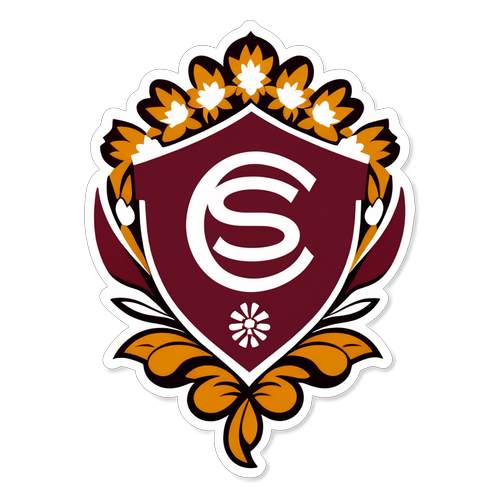 La Bellezza di Salernitana: Scopri il Nuovo Sticker Minimalista con Fiori Eleganti!